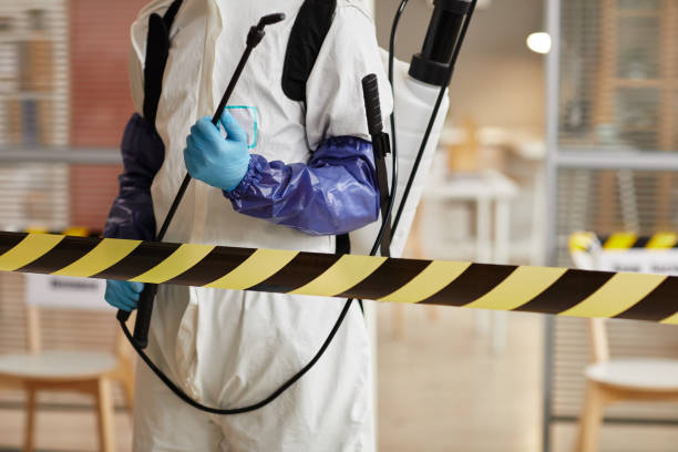 Professional Blood Cleanup technician working in Fletcher, NC